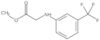 Glycine, N-[3-(trifluoromethyl)phenyl]-, methyl ester