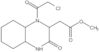 Methyl 1-(2-chloroacetyl)decahydro-3-oxo-2-quinoxalineacetate