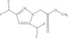 Methyl 3,5-bis(difluoromethyl)-1H-pyrazole-1-acetate