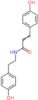 3-(4-hydroxyphenyl)-N-[2-(4-hydroxyphenyl)ethyl]prop-2-enamide