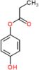 1,4-Benzenediol, 1-propanoate