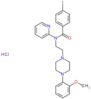 4-iodo-N-{2-[4-(2-methoxyphenyl)piperazin-1-yl]ethyl}-N-(pyridin-2-yl)benzamide hydrochloride (1:1)