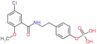 [4-[2-[(5-chloro-2-methoxy-benzoyl)amino]ethyl]phenyl] dihydrogen phosphate