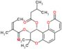 (9R,10R)-8,8-dimethyl-10-[(3-methylbutanoyl)oxy]-2-oxo-9,10-dihydro-2H,8H-pyrano[2,3-f]chromen-9-yl (2Z)-2-methylbut-2-enoate