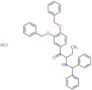 2-(benzhydrylamino)-1-(3,4-dibenzyloxyphenyl)butan-1-one hydrochloride