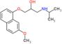 1-(isopropylamino)-3-[(7-methoxy-1-naphthyl)oxy]propan-2-ol