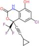 (4S)-6-chloro-4-(cyclopropylethynyl)-8-hydroxy-4-(trifluoromethyl)-1,4-dihydro-2H-3,1-benzoxazin-2-one