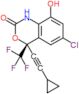 (4S)-6-chloro-4-(cyclopropylethynyl)-8-hydroxy-4-(trifluoromethyl)-1,4-dihydro-2H-3,1-benzoxazin-2…