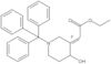 Ethyl (2E)-2-[4-hydroxy-1-(triphenylmethyl)-3-piperidinylidene]acetate