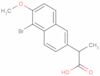 ()-5-bromo-6-methoxy-α-methylnaphthalene-2-acetic acid