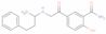 2-hydroxy-5-[[(1-methyl-3-phenylpropyl)amino]acetyl]benzamide