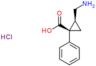 (1R,2S)-2-(aminomethyl)-1-phenylcyclopropanecarboxylic acid hydrochloride