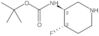 1,1-Dimethylethyl N-[(3S,4S)-4-fluoro-3-piperidinyl]carbamate