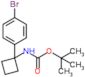 tert-butyl 1-(4-bromophenyl)cyclobutylcarbamate