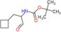 1,1-Dimethylethyl N-(2-cyclobutyl-1-formylethyl)carbamate