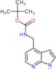 tert-butyl N-(1H-pyrrolo[2,3-b]pyridin-4-ylmethyl)carbamate