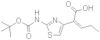 (Z)-2-(2-t-butoxycarbonylaminothiazol-4-yl)-2-pentenoic acid