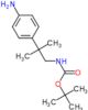 tert-butyl [2-(4-aminophenyl)-2-methylpropyl]carbamate