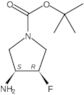 1,1-Dimetiletil (3S,4R)-3-amino-4-fluoro-1-pirrolidinocarboxilato