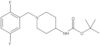 1,1-Dimethylethyl N-[1-[(2,5-difluorophenyl)methyl]-4-piperidinyl]carbamate