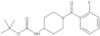 1,1-Dimethylethyl N-[1-(2-fluorobenzoyl)-4-piperidinyl]carbamate