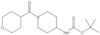 1,1-Dimethylethyl N-[1-[(tetrahydro-2H-pyran-4-yl)carbonyl]-4-piperidinyl]carbamate