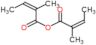 (Z)-2-methylbut-2-enoate