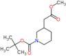 tert-butyl 3-(2-methoxy-2-oxo-ethyl)piperidine-1-carboxylate