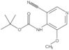 1,1-Dimethylethyl N-(3-cyano-5-methoxy-4-pyridinyl)carbamate