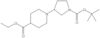 Ethyl 1-[1-[(1,1-dimethylethoxy)carbonyl]-3-pyrrolidinyl]-4-piperidinecarboxylate