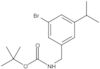 Carbamic acid, N-[[3-bromo-5-(1-methylethyl)phenyl]methyl]-, 1,1-dimethylethyl ester