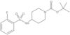 1,1-Dimethylethyl 4-[[(2-fluorophenyl)sulfonyl]amino]-1-piperidinecarboxylate