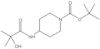 1,1-Dimethylethyl 4-[(2-hydroxy-2-methyl-1-oxopropyl)amino]-1-piperidinecarboxylate