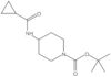 1,1-Dimethylethyl 4-[(cyclopropylcarbonyl)amino]-1-piperidinecarboxylate