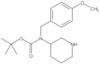 1,1-Dimethylethyl N-[(4-methoxyphenyl)methyl]-N-3-piperidinylcarbamate