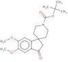 tert-butyl 5,6-dimethoxy- 3-oxo-2,3-dihydrospiro[indene-1,4'-piperidine]-1'-caboxylate