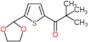 1-[5-(1,3-dioxolan-2-yl)-2-thienyl]-2,2-dimethyl-propan-1-one