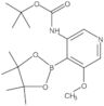 1,1-Dimethylethyl N-[5-methoxy-4-(4,4,5,5-tetramethyl-1,3,2-dioxaborolan-2-yl)-3-pyridinyl]carbama…