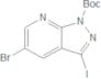 1H-Pyrazolo[3,4-b]pyridine-1-carboxylic acid, 5-broMo-3-iodo-, 1,1-diMethylethyl ester