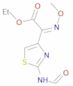 4-Thiazoleacetic acid, 2-(formylamino)-α-(methoxyimino)-, ethyl ester, (Z)-