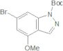 1H-Indazole-1-carboxylic acid, 6-bromo-4-methoxy-, 1,1-dimethylethyl ester