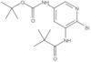 1,1-Dimethylethyl N-[6-bromo-5-[(2,2-dimethyl-1-oxopropyl)amino]-3-pyridinyl]carbamate