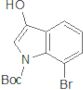1-Boc-7-bromo-3-hydroxy-1H-indole