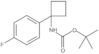 1,1-Dimethylethyl N-[1-(4-fluorophenyl)cyclobutyl]carbamate