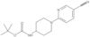 1,1-Dimethylethyl N-[1-(5-cyano-2-pyridinyl)-4-piperidinyl]carbamate