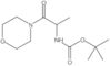 1,1-Dimethylethyl N-[1-methyl-2-(4-morpholinyl)-2-oxoethyl]carbamate