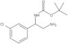 1,1-Dimethylethyl N-[2-amino-1-(3-chlorophenyl)ethyl]carbamate