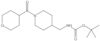 1,1-Dimethylethyl N-[[1-[(tetrahydro-2H-pyran-4-yl)carbonyl]-4-piperidinyl]methyl]carbamate