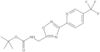 1,1-Dimethylethyl N-[[3-[5-(trifluoromethyl)-2-pyridinyl]-1,2,4-oxadiazol-5-yl]methyl]carbamate