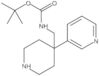 Carbamic acid, N-[[4-(3-pyridinyl)-4-piperidinyl]methyl]-, 1,1-dimethylethyl ester